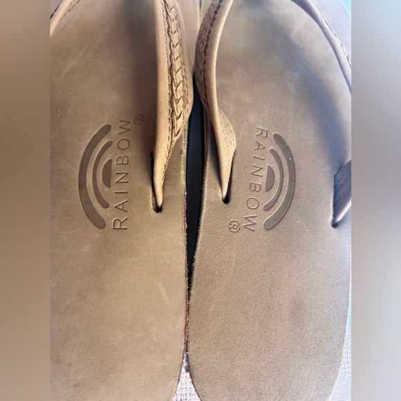 The Willow Double Layer Arch Support Premier Leather Rainbow Sandals - Picture 5 of 9